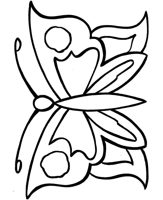 Simple Coloring Pages For Kids