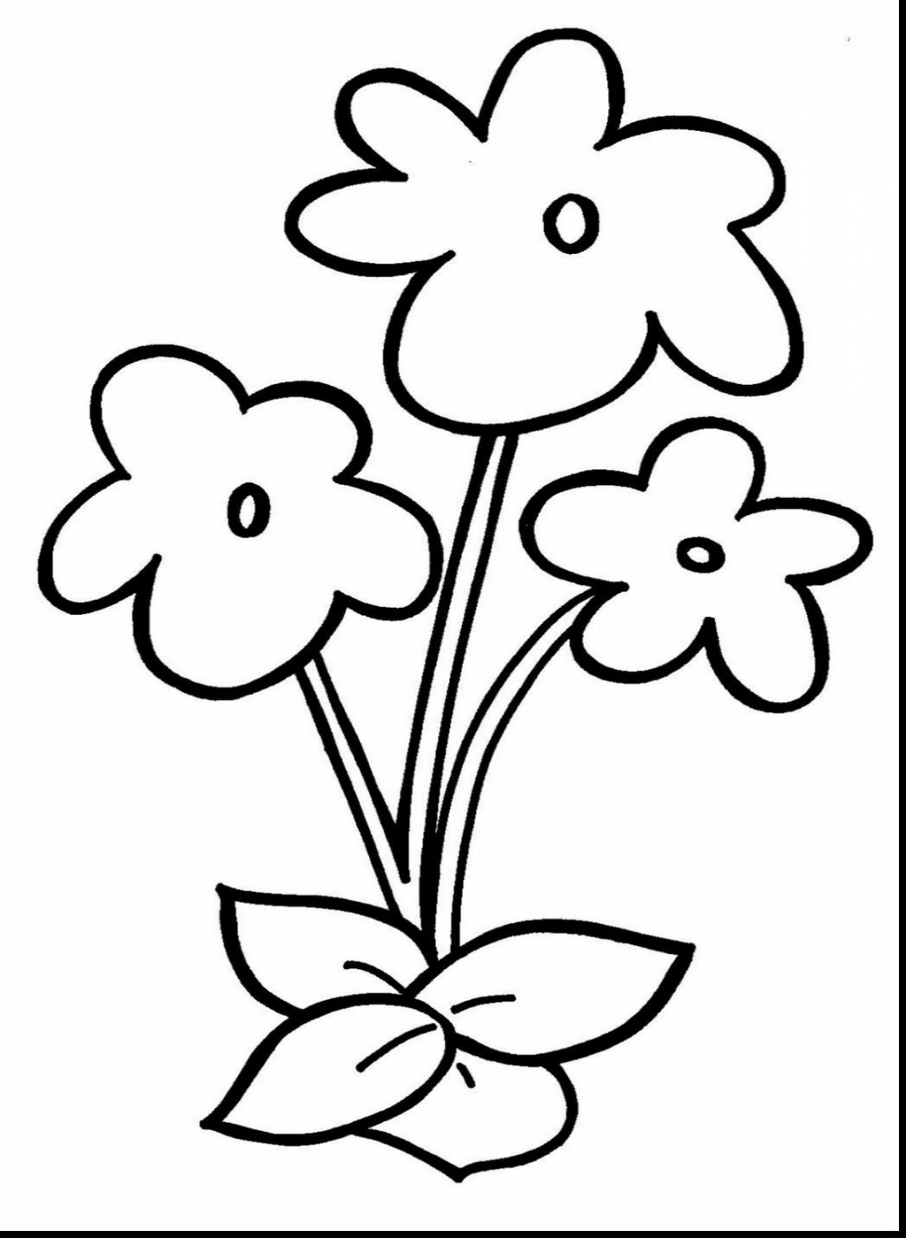 1289x1760 Printable Flower Coloring Pages For Preschool Butterfly Coloring