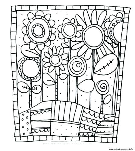 Simple Flower Coloring Pages Medium Size Of Flower Coloring Pages 448x500 Simple Flower Coloring Pages Medium Size Of Flower Coloring Pages
