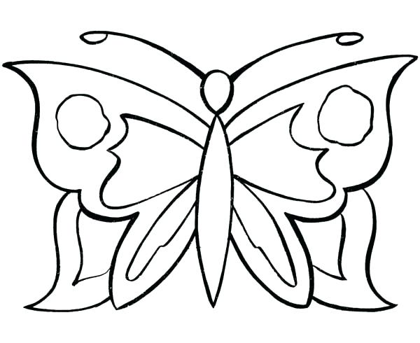 Simple Coloring Page 600x490 Simple Coloring Page