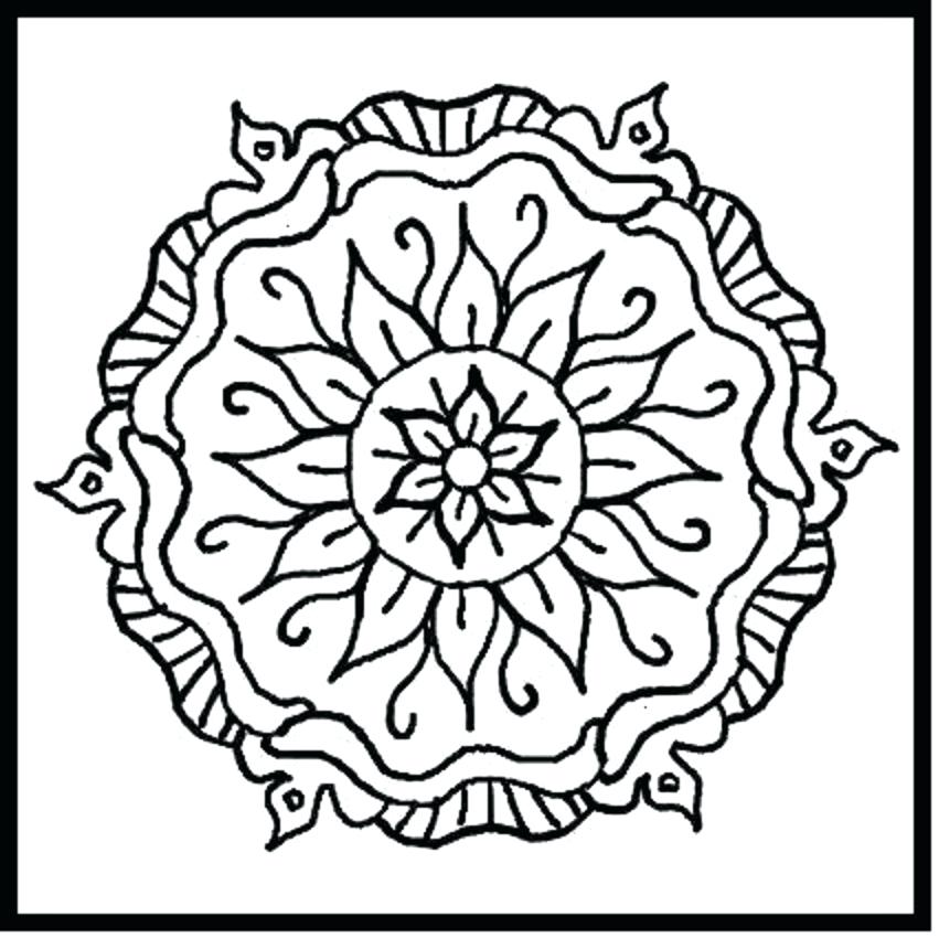 Designs Coloring Pages Simple Design Coloring Pages Free Mandalas 851x850 Designs Coloring Pages Simple Design Coloring Pages Free Mandalas