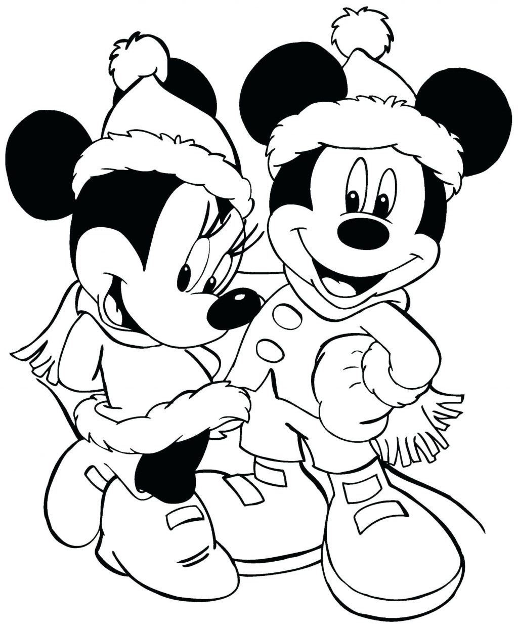 1024x1237 Coloring Page ~ Coloring Pages Mickey Mouse Simple Disney