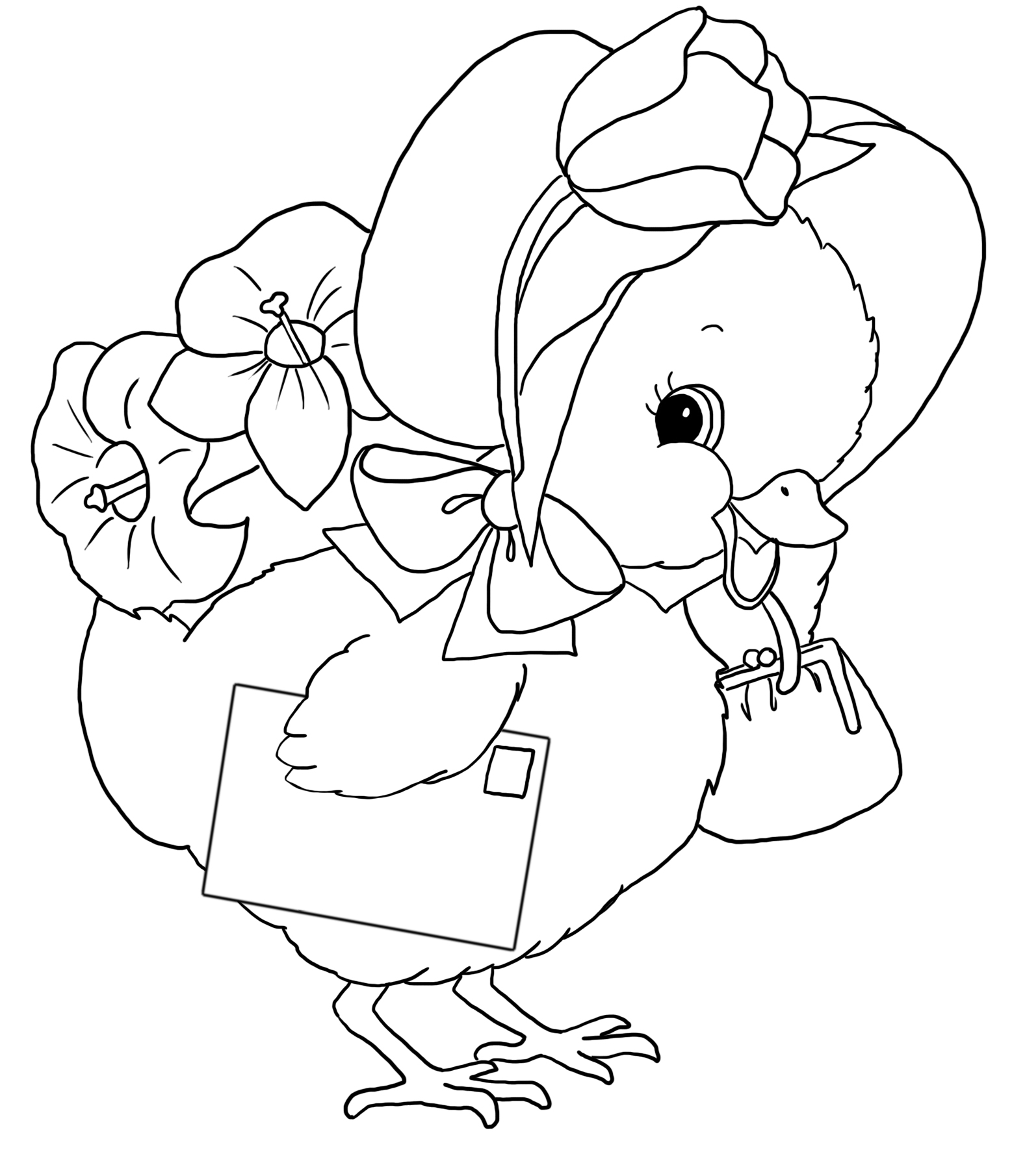 1557x1811 Fresh Coloring Pages Easter Flowers New Simple Easter Doodle By