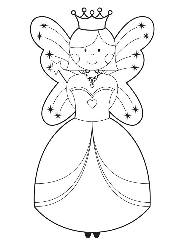 640x828 Coloring Pages Draw A Fairy Coloring Pages For Kids Coloring Pages