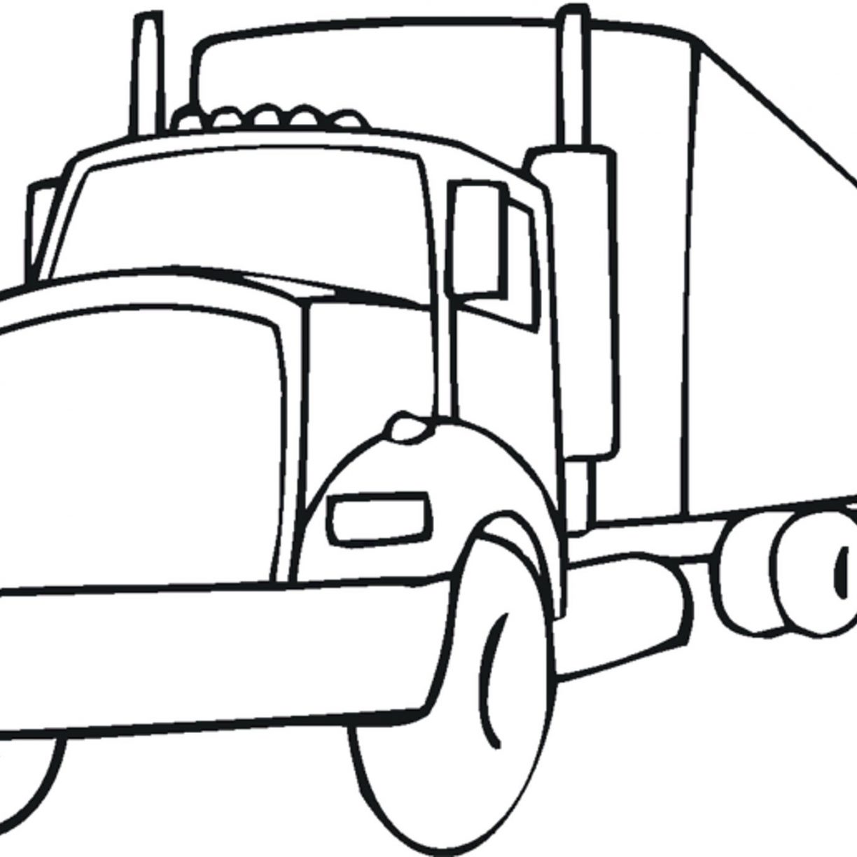 Simple Fire Truck Coloring Pages at GetColorings.com | Free printable ...