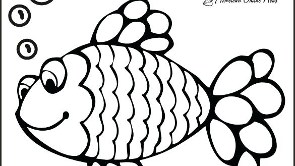 Simple Fish Coloring Pages at GetColorings.com | Free printable ...