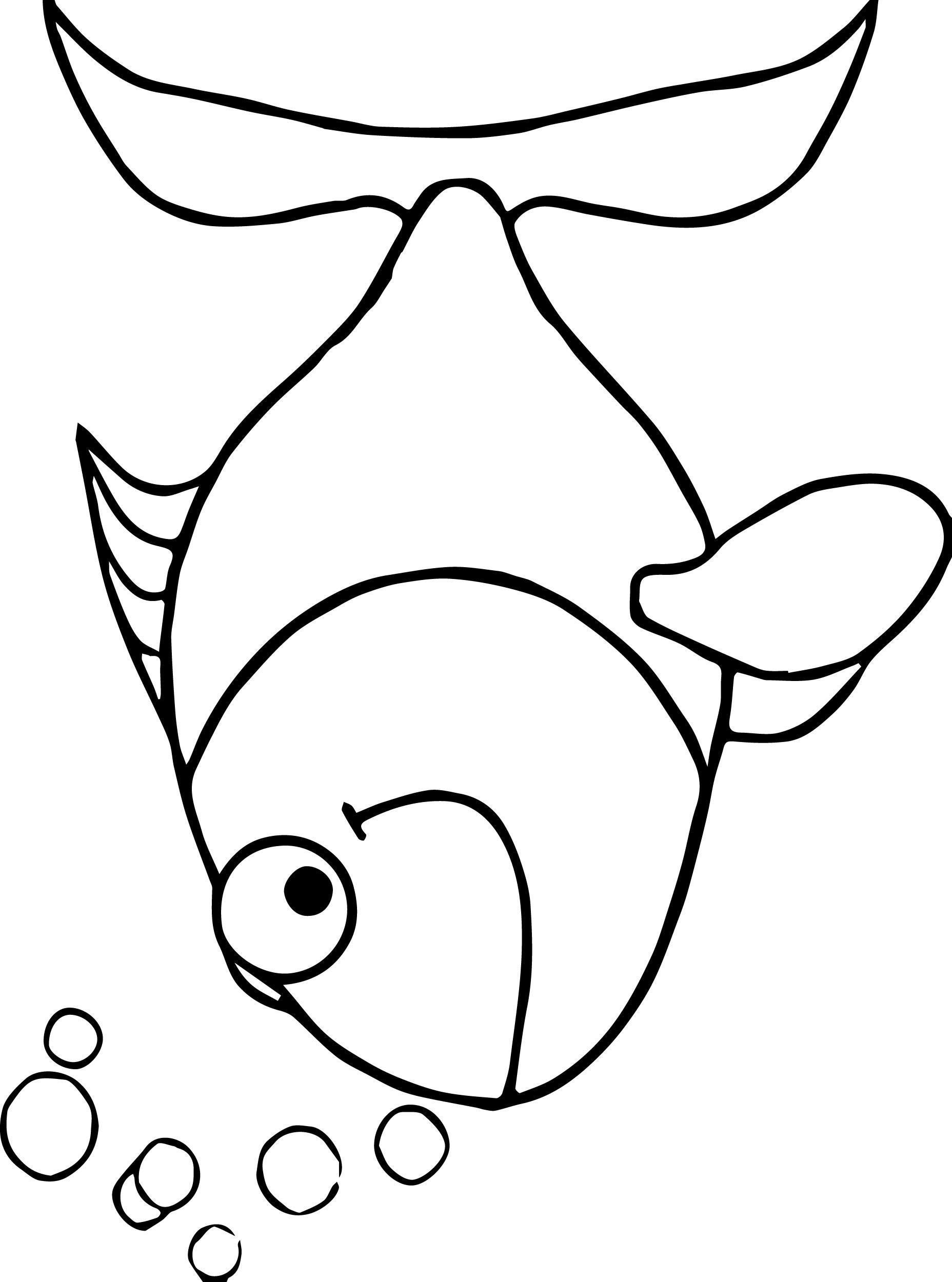 Simple Fish Coloring Pages Colorings Mesmerizing Wagashiya 1856x2500 Simple Fish Coloring Pages Colorings Mesmerizing Wagashiya