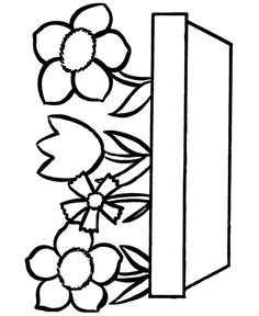 Simple Flower Coloring Page 236x288 Simple Flower Coloring Page
