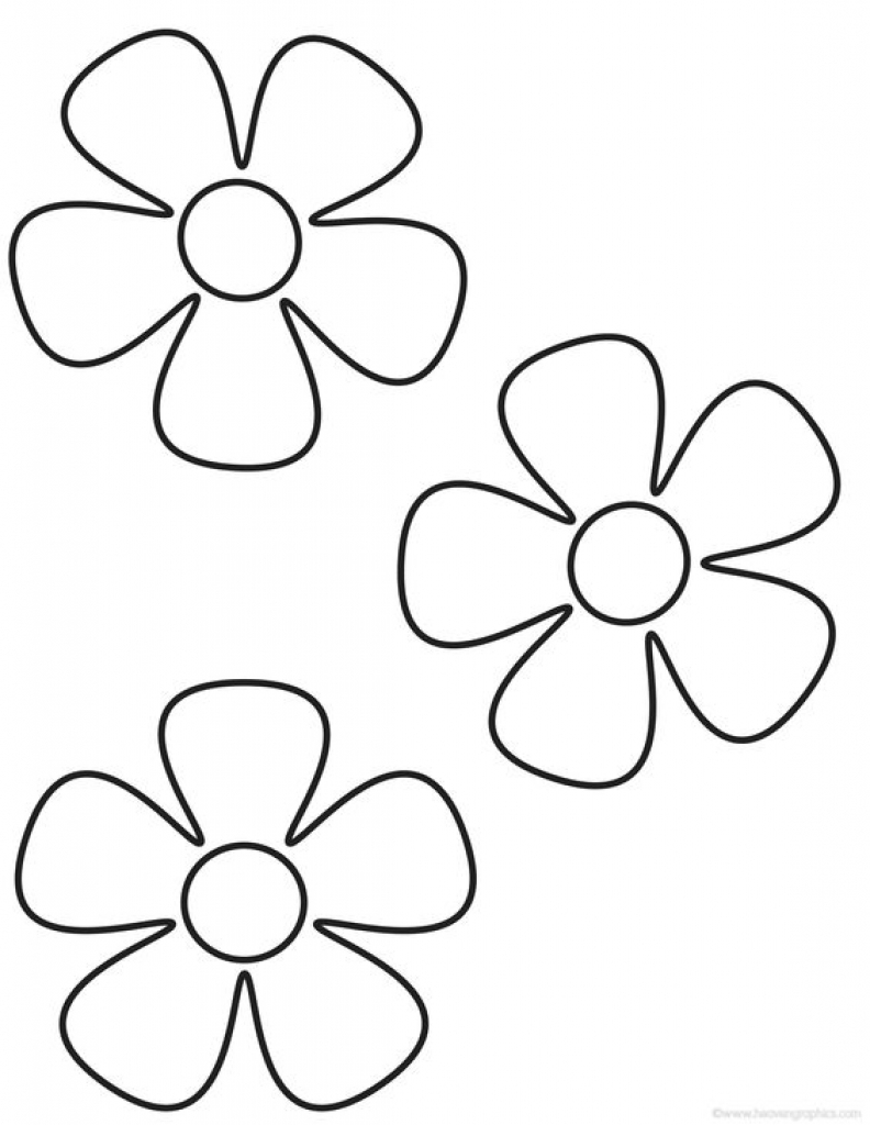 Trend Simple Flower Template Best Coloring Pages For You 792x1024 Trend Simple Flower Template Best Coloring Pages For You
