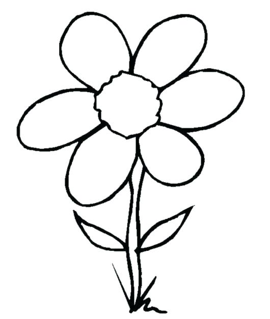 Coloring Pages Kids Flower Coloring Sheets Simple Flower Coloring 530x627 Coloring Pages Kids Flower Coloring Sheets Simple Flower Coloring