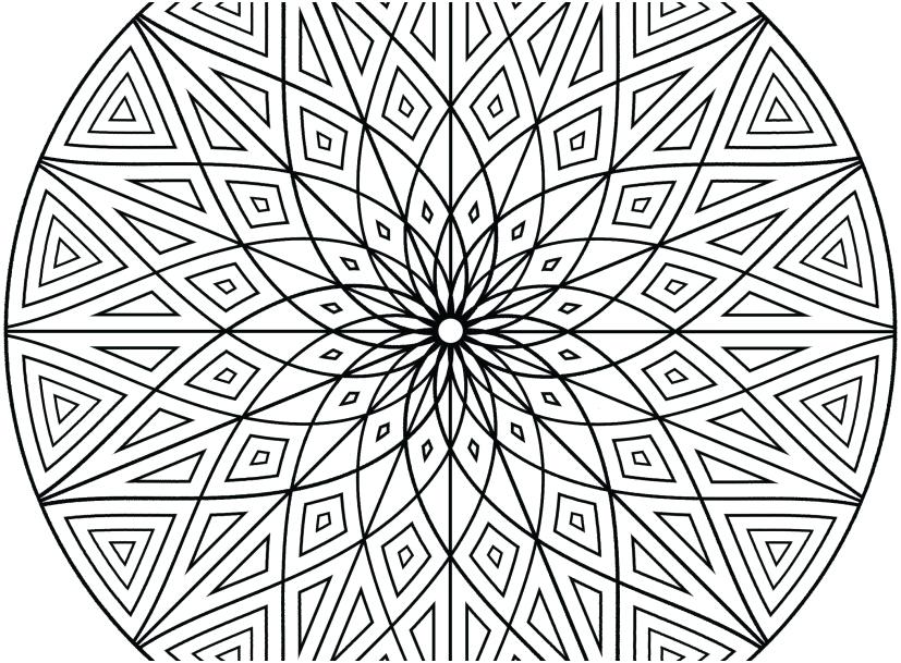 827x609 Geometric Design Coloring Pages Geometric Coloring Pages Shoot