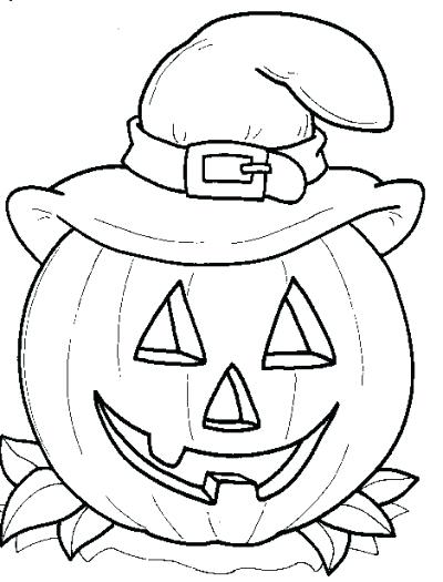 Simple Halloween Coloring Pages at GetColorings.com | Free printable ...