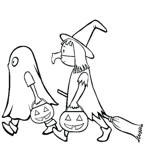 Simple Halloween Coloring Pages Related Posts Fun Scary Coloring 570x582 Simple Halloween Coloring Pages Related Posts Fun Scary Coloring