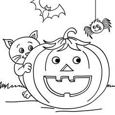 Free Halloween Coloring Pages 236x236 Free Halloween Coloring Pages