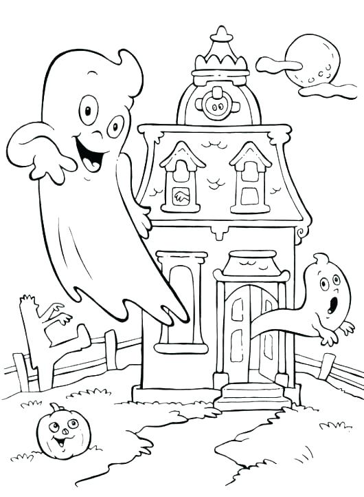 House Coloring Pages Printable Professional 530x722 House Coloring Pages Printable Professional