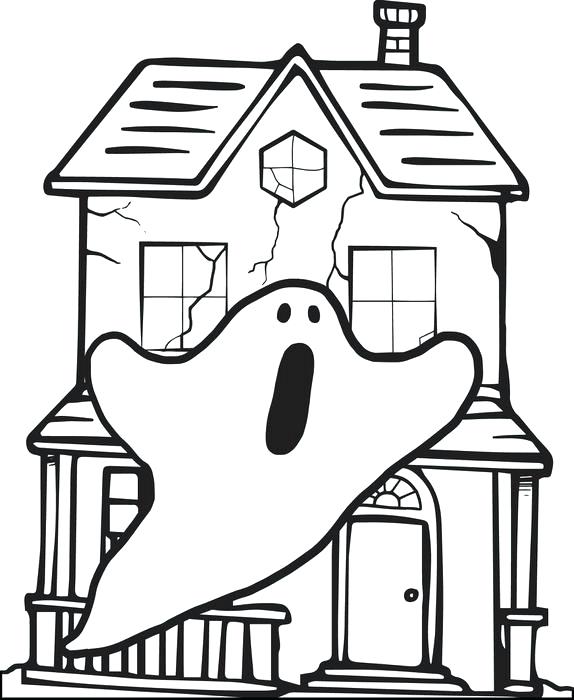 House Coloring Pages Impair.co 574x700 House Coloring Pages Impair.co