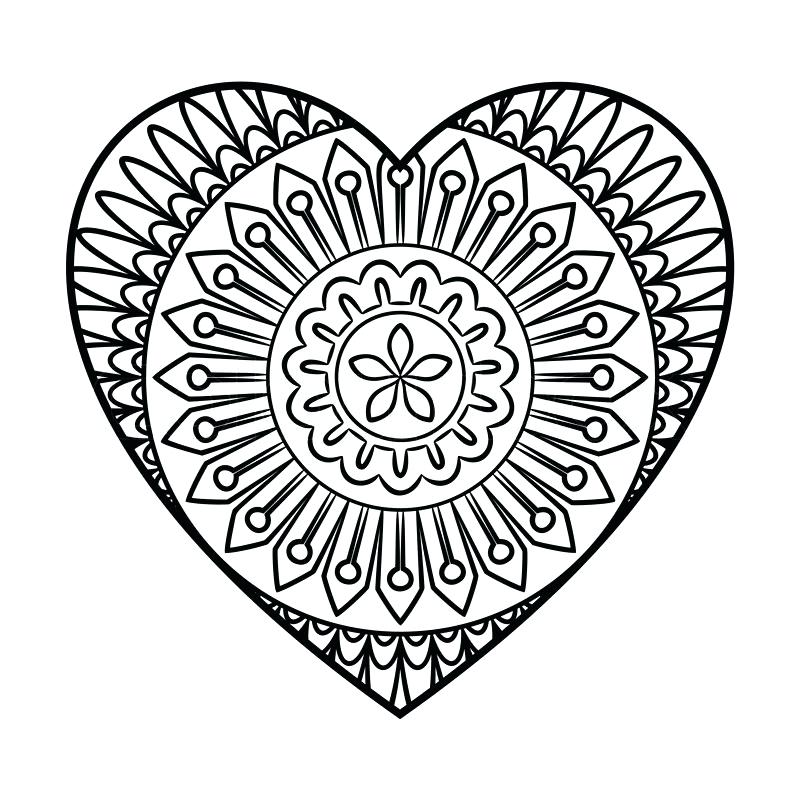 Heart Mandala Coloring Pages Heart Mandala Coloring Page Outline 800x800 Heart Mandala Coloring Pages Heart Mandala Coloring Page Outline