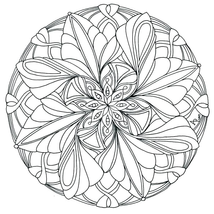 Simple Mandalas To Color Easy Simple Mandala Coloring Pages Simple 687x689 Simple Mandalas To Color Easy Simple Mandala Coloring Pages Simple