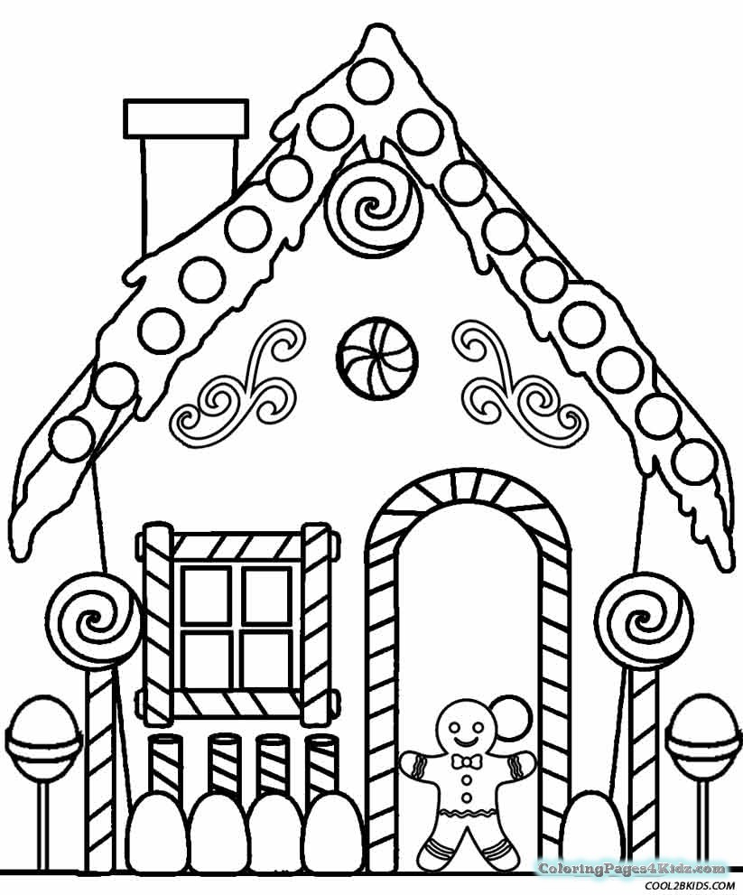 Simple Gingerbread House Coloring Pages Coloring Pages For Kids 823x991 Simple Gingerbread House Coloring Pages Coloring Pages For Kids