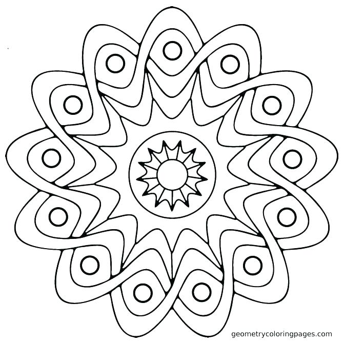 Easy Mandalas To Color Easy Simple Mandala Coloring Pages Easy 671x671 Easy Mandalas To Color Easy Simple Mandala Coloring Pages Easy