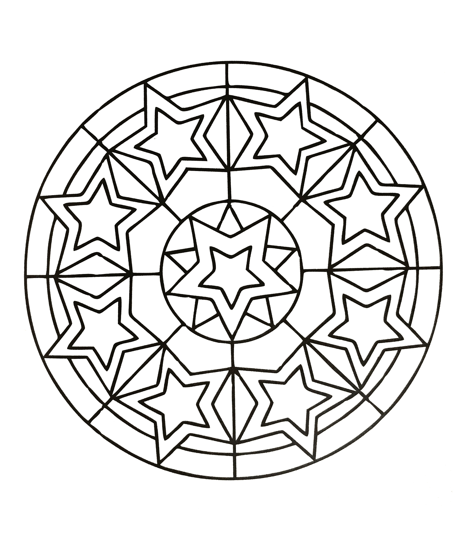1629x1905 Fresh Simple Mandala Coloring Pages Gallery Printable Coloring Sheet