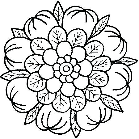 450x450 Mandala Coloring Pages