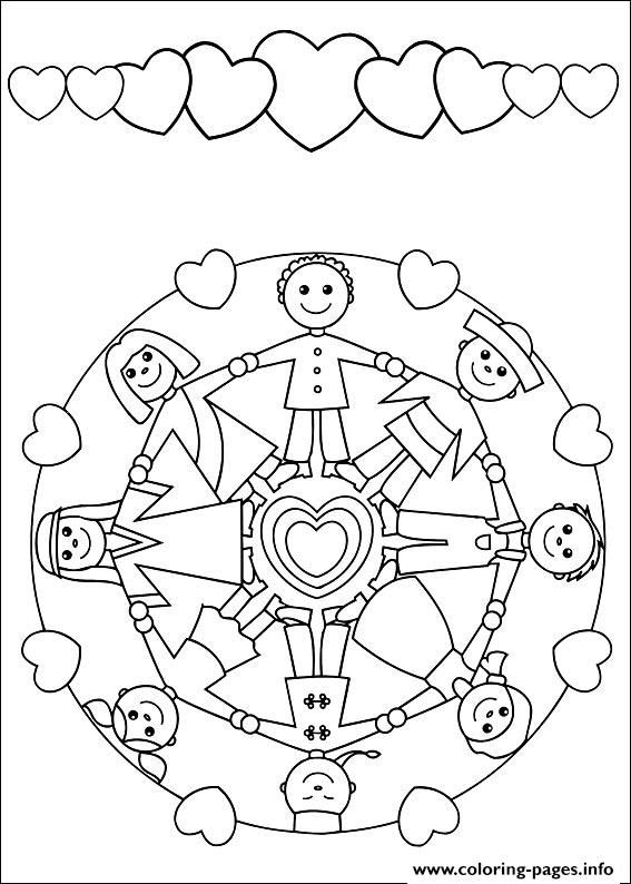 567x794 Print Easy Simple Mandala 56 Coloring Pages Gs Be A Sister