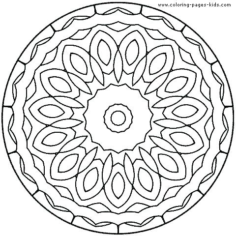 480x480 Simple Mandala Coloring Pages Mandalas Coloring Pages Simple