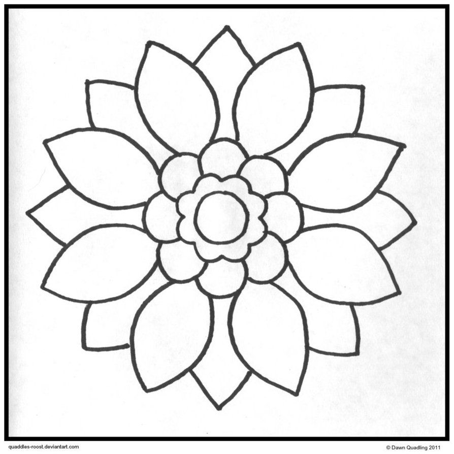 894x894 Simple Mandala Coloring Pages Printable More Like
