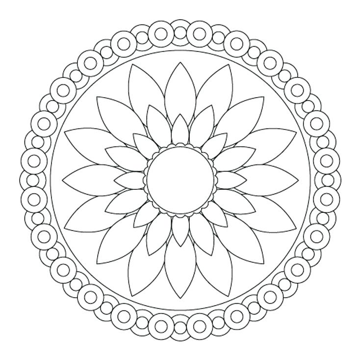 736x736 Simple Mandala Coloring Pages Pdf Kids Coloring Simple Mandala
