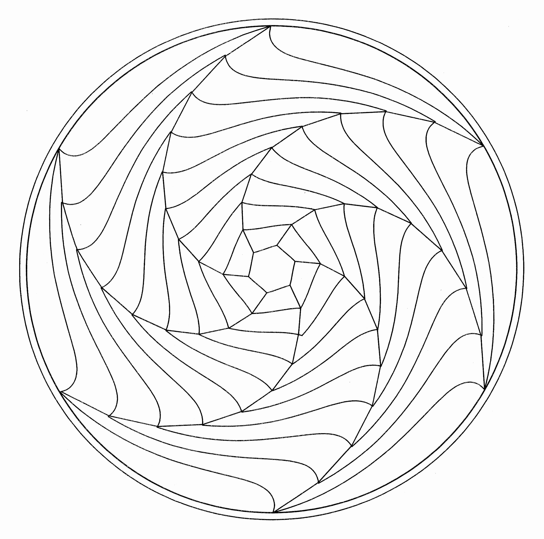 2296x2277 Simple Mandala Flower Coloring Pages Ohmygirl.us