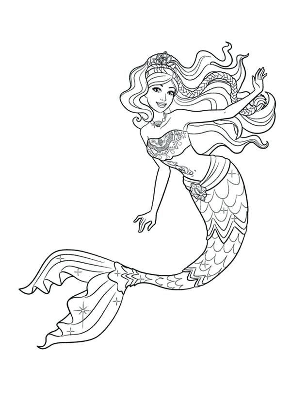 Free Mermaid Coloring Pages Simple Mermaid Coloring Pages Free 600x834 Free Mermaid Coloring Pages Simple Mermaid Coloring Pages Free