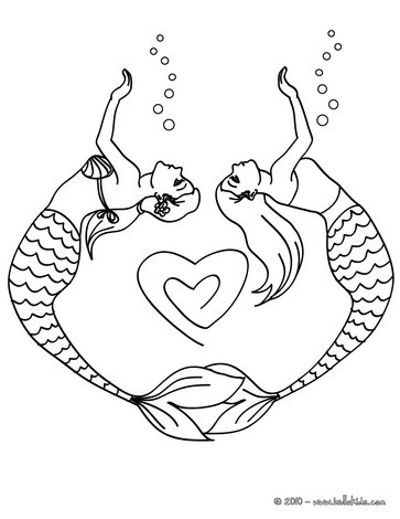 Mermaid Coloring Pages 363x470 Mermaid Coloring Pages