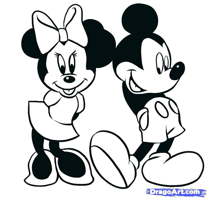 800x768 Mouse Coloring Pages Mickey Mouse Clubhouse Coloring Page Mickey