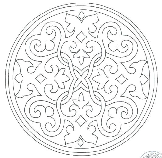532x520 Free Printable Mosaic Coloring Pages Mosaic Coloring Pages
