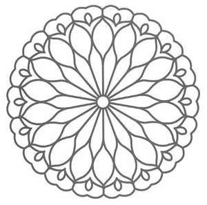 300x297 Simple Mandala Designs