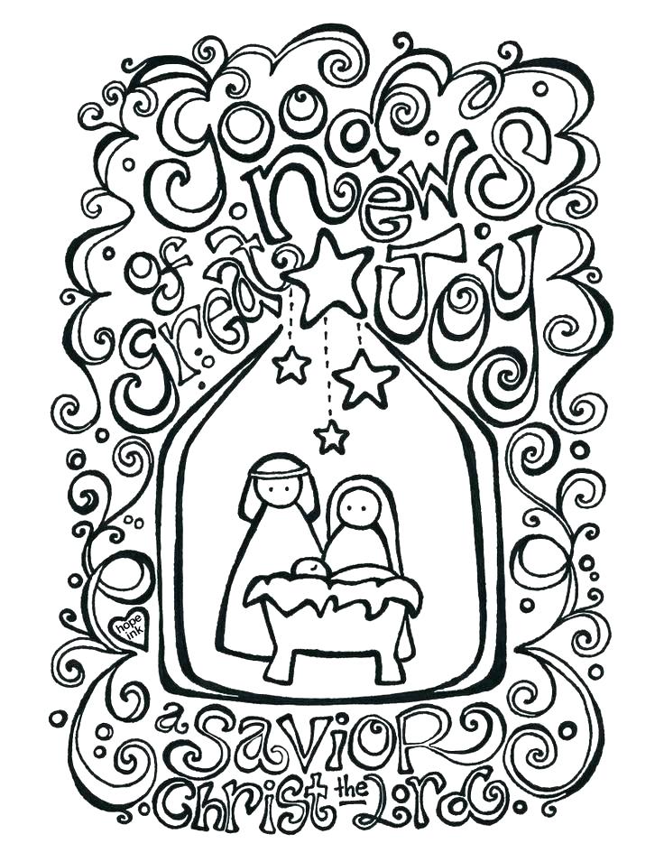 Simple Nativity Coloring Pages at GetColorings.com | Free printable ...