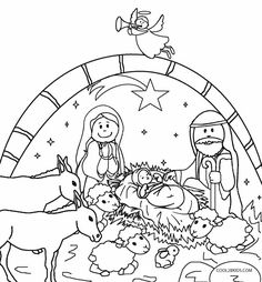 Printable Nativity Scene Coloring Pages For Kids Cool2bkids 236x254 Printable Nativity Scene Coloring Pages For Kids Cool2bkids