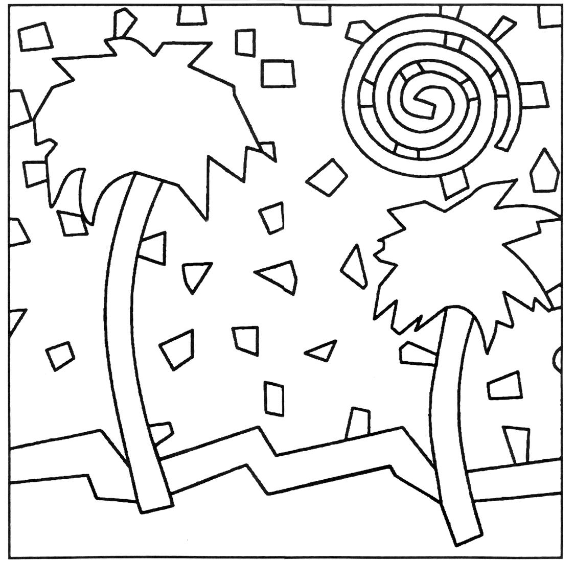 Pattern Simple Mosaic Coloring Pages 1125x1098 Pattern Simple Mosaic Coloring Pages