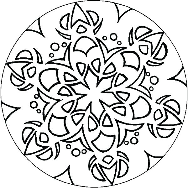 Geometric Pattern Coloring Pages For Adults 600x603 Geometric Pattern Coloring Pages For Adults
