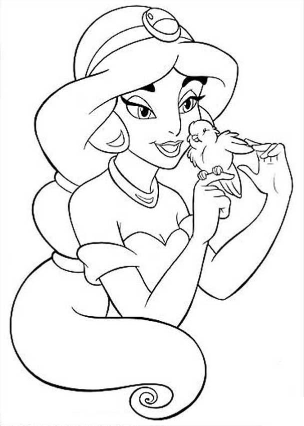 Free Printable Disney Princess Coloring Pages For Kids 607x850 Free Printable Disney Princess Coloring Pages For Kids
