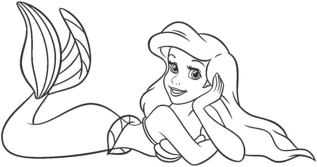 Best Simple Princess Coloring Pages For Girls Ariel For Princess 1024x540 Best Simple Princess Coloring Pages For Girls Ariel For Princess