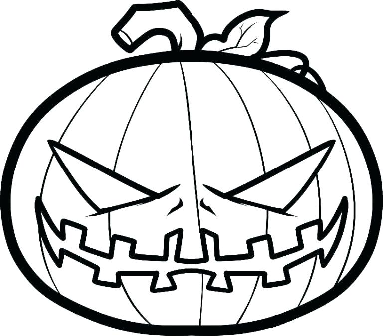 768x674 Jackolantern Coloring Page Coloring Page Pumpkins Coloring Pages