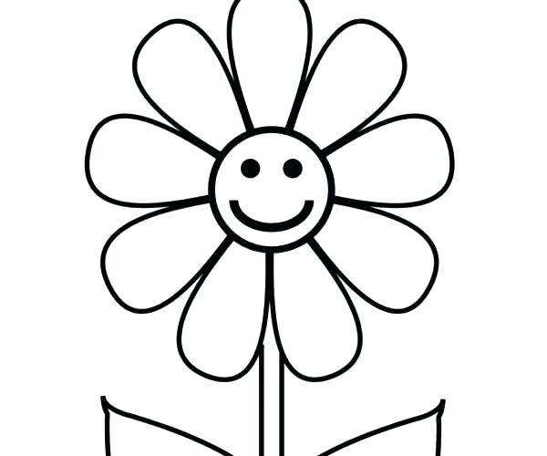 Flowers Coloring Pages Printable Free Printable Summer Flowers 600x500 Flowers Coloring Pages Printable Free Printable Summer Flowers