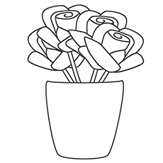 Beautiful Rose Coloring Simply Simple Rose Coloring Pages 230x230 Beautiful Rose Coloring Simply Simple Rose Coloring Pages