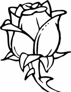 Simple Flower Coloring Page 236x306 Simple Flower Coloring Page