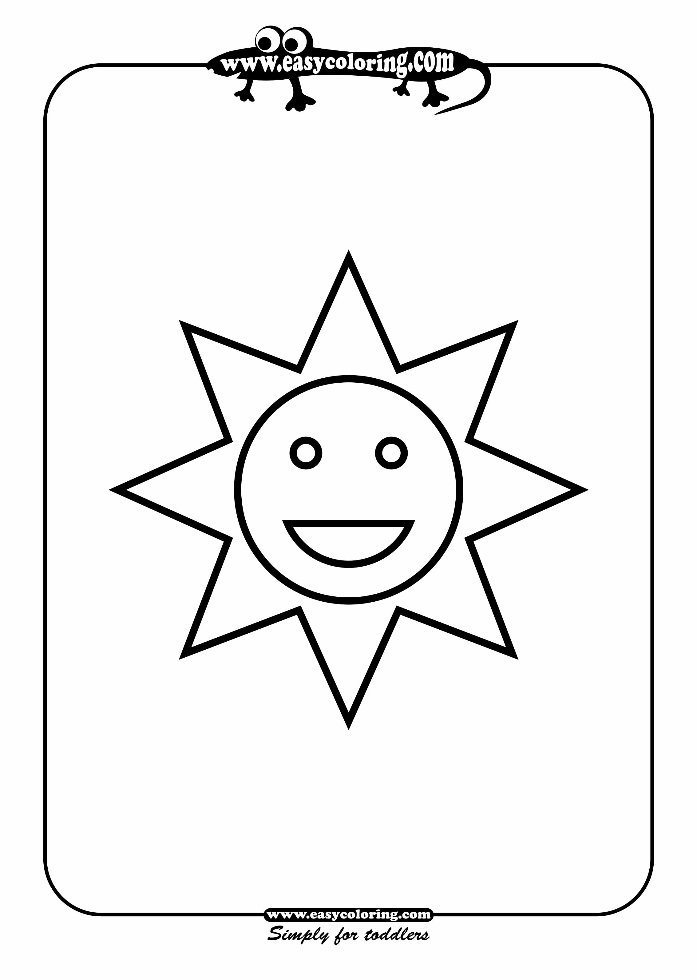 Simple Drawing For Kids Using Shapes Sun 2267x3186 Simple Drawing For Kids Using Shapes Sun