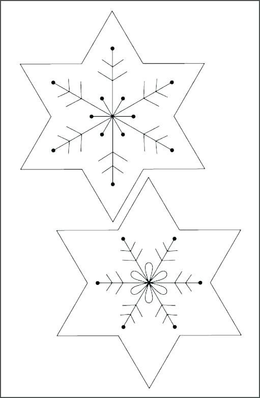 511x782 Snowflakes Coloring Pages Fancy Snowflakes Coloring Page Simple