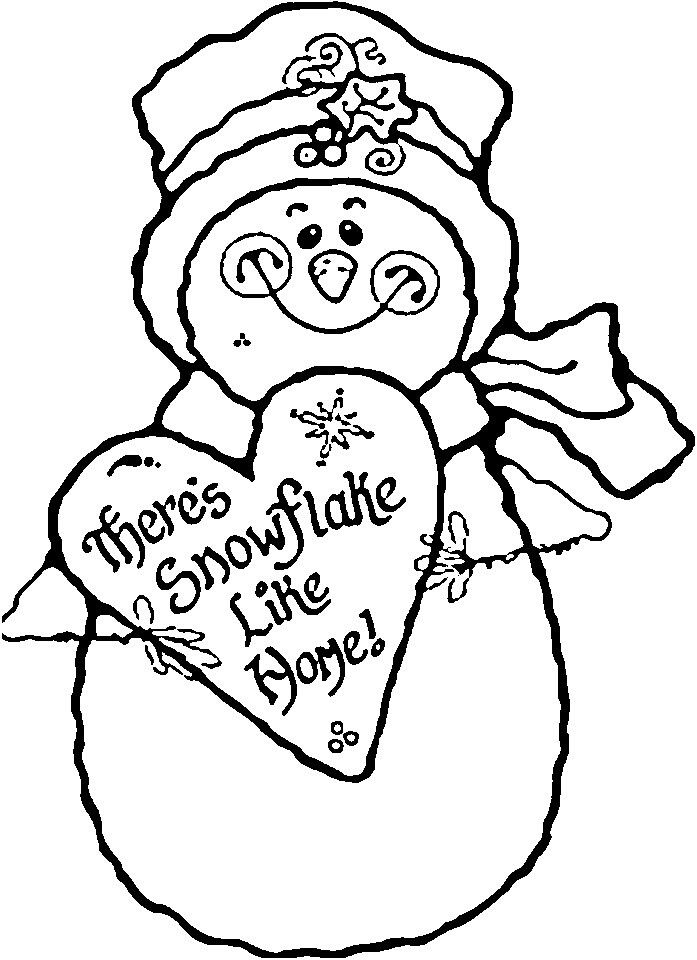 697x960 Digital Snowmen Images Coloring Pages On Simple Snowman Coloring