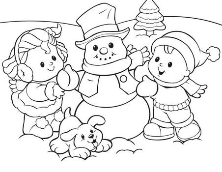 Simple Snowman Coloring Pages at GetColorings.com | Free printable ...